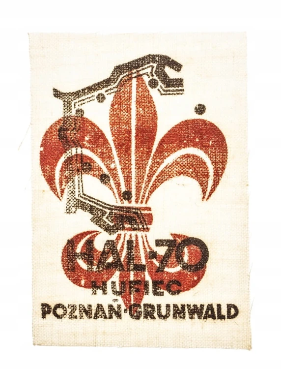 NASZYWKA HARCERSKA - HUFIEC POZNAŃ GRUNWALD, HAL 1970