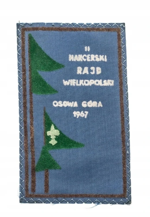 NASZYWKA HARCERSKA - RAJD WIELKOPOLSKI, OSOWA GÓRA 1967