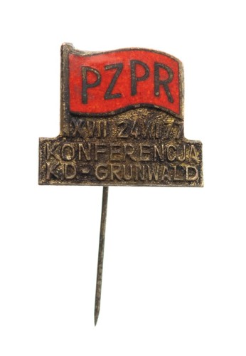 ODZNAKA PZPR, KONFERENCJA GRUNWALD 1977