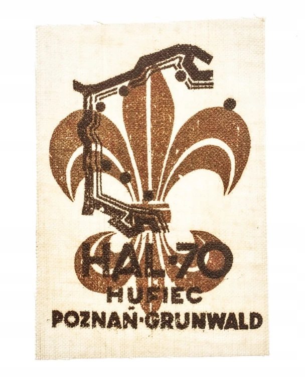 NASZYWKA HARCERSKA - HUFIEC POZNAŃ GRUNWALD, HAL 1970