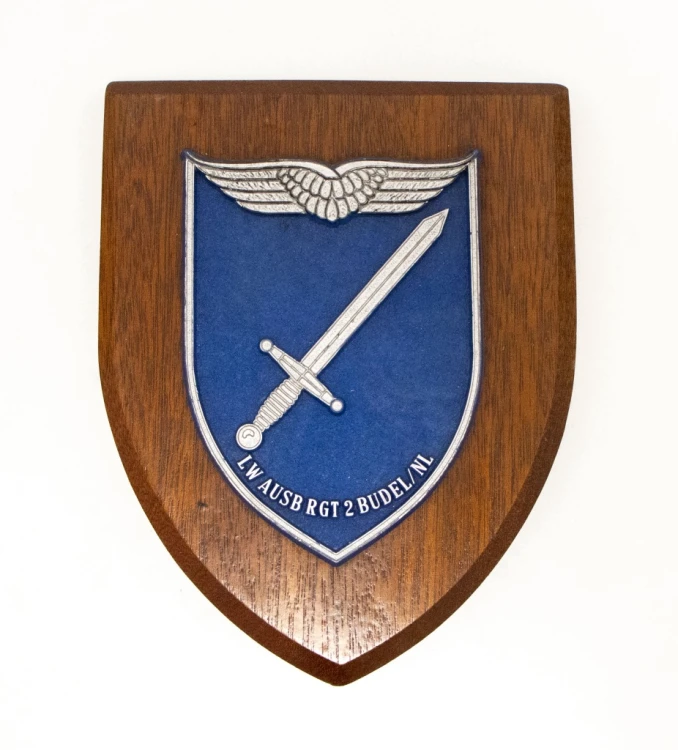 PLAKIETA SIŁY POWIETRZNE 2 REGIMENT, LUFTWAFFE BUNDESWEHRA 1976