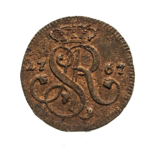 Polska, Stanisław August Poniatowski, grosz 1767/G rok.
