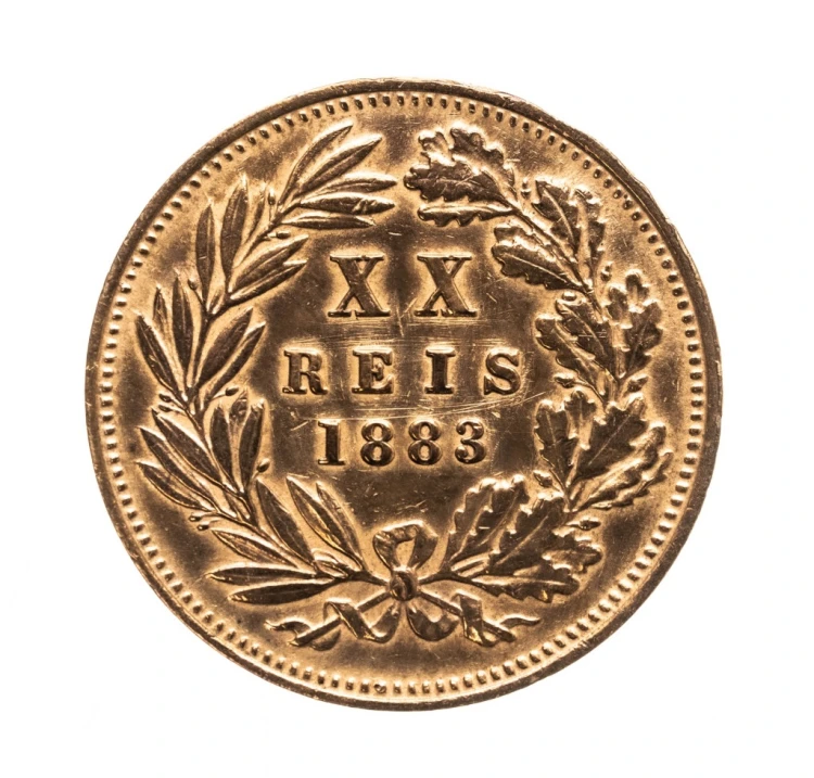 Portugalia, Ludwik I, 20 realów 1883 rok.