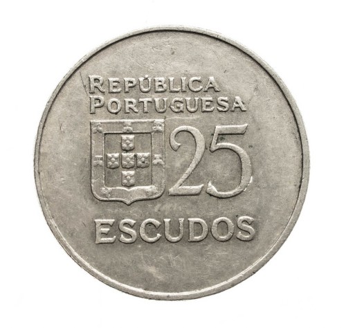 Portugalia, 25 eskudo, 1982 rok.