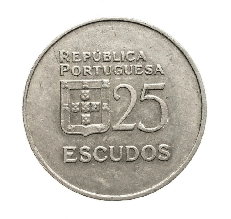 Portugalia, 25 eskudo, 1982 rok.