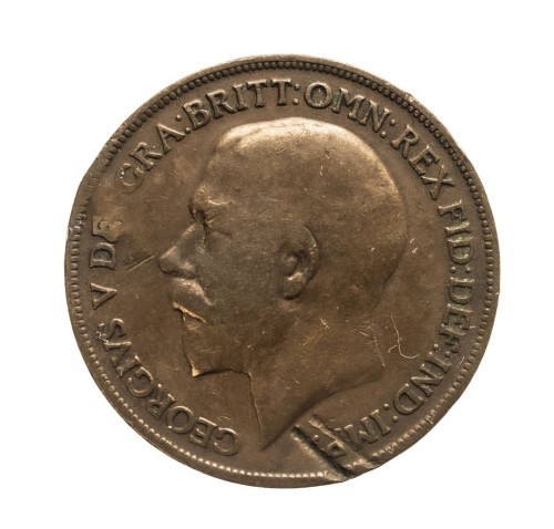 Wielka Brytania, Jerzy V, 1 penny, 1918 rok.