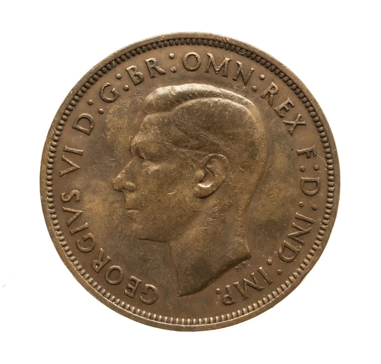 Wielka Brytania, Jerzy VI, 1 penny, 1938 rok.