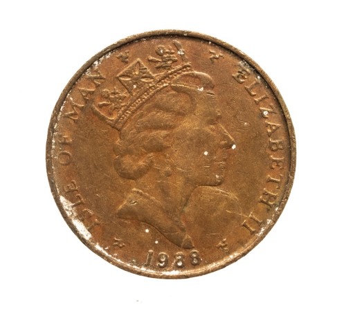Wielka Brytania, Wyspa Man 1 pens, 1988 rok.