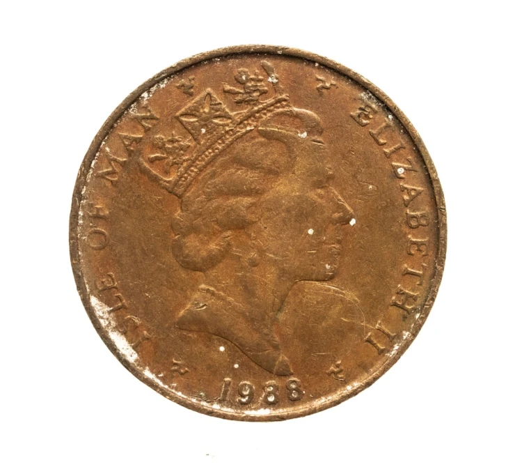 Wielka Brytania, Wyspa Man 1 pens, 1988 rok.
