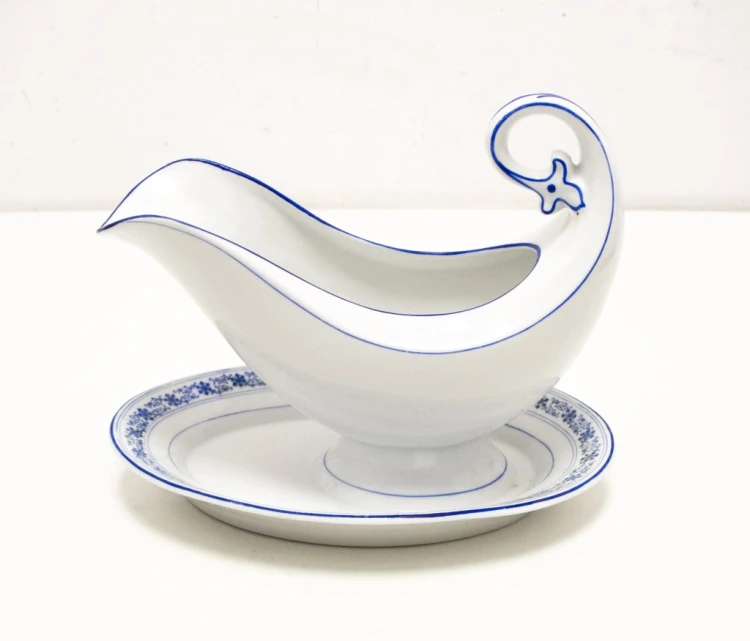 STARA PORCELANOWA SOSJERKA, STRIEGAU STANOWITZ, STANOWICE LATA 20/30 XX W.