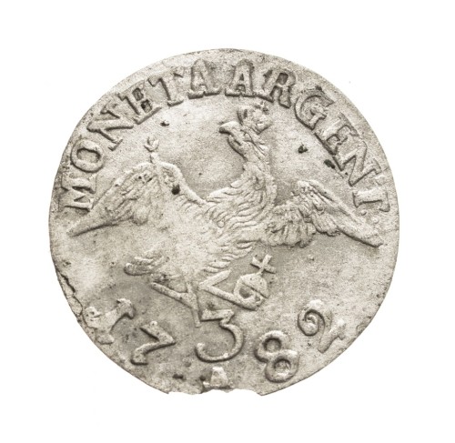Prusy, Fryderyk II (1740-1786), 3 krajcary 1782, Berlin