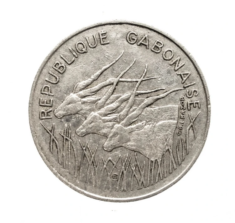 Republika Środkowoafrykańska, 100 franków, 1971 rok.