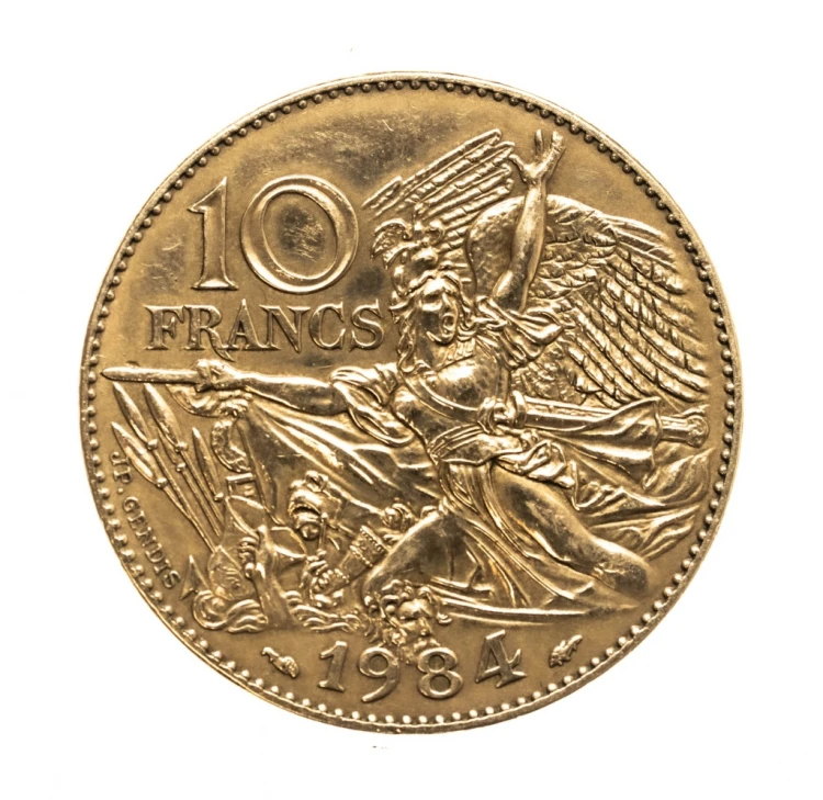 Francja, 10 franków 200. rocznica - Urodziny Francois Rude, 1984 rok.