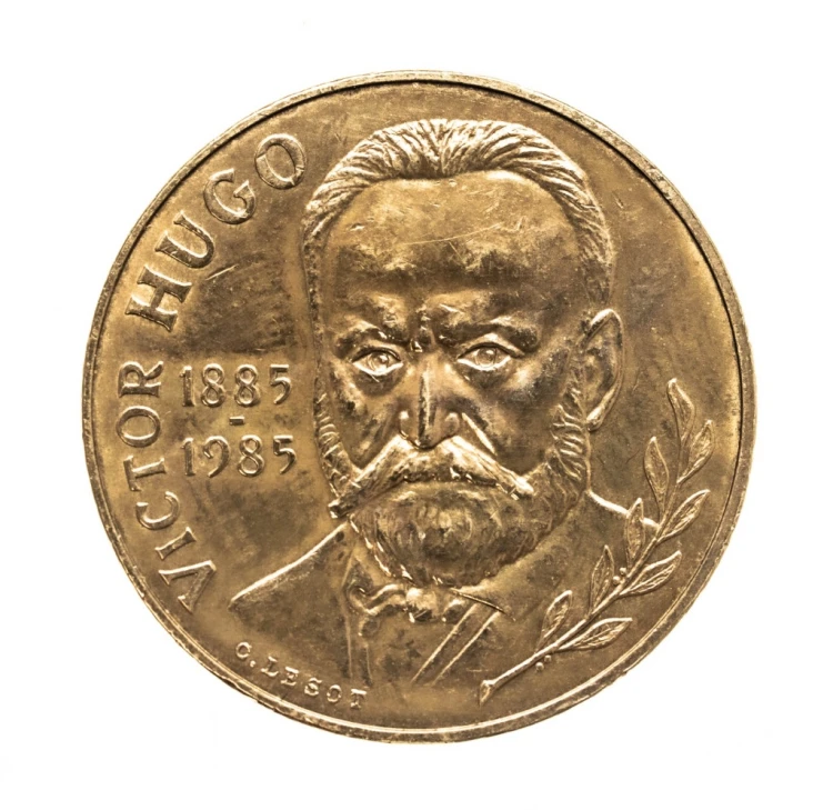 Francja, 10 franków 100. rocznica - Śmierć Victora Hugo, 1985 rok.