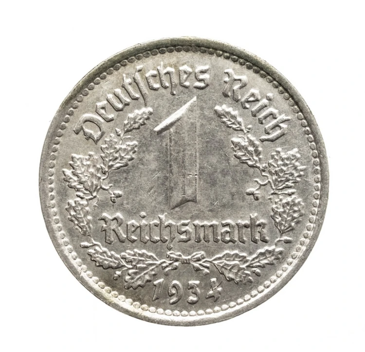 Niemcy, III Rzesza, 1 marka 1934 G, Karlsruhe.