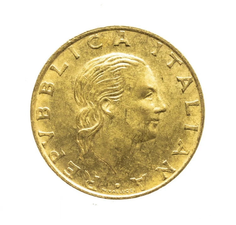 Włochy, 200 lirów 180 rocznica - Karabinierzy, 1994 rok.