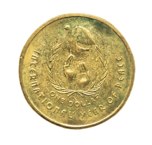 Australia, 1 dolar Międzynarodowy Rok Pokoju, 1986 rok.
