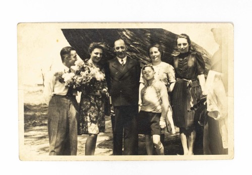 STARA FOTOGRAFIA - ZDJĘCIE RODZINNE, POZNAŃ 1941