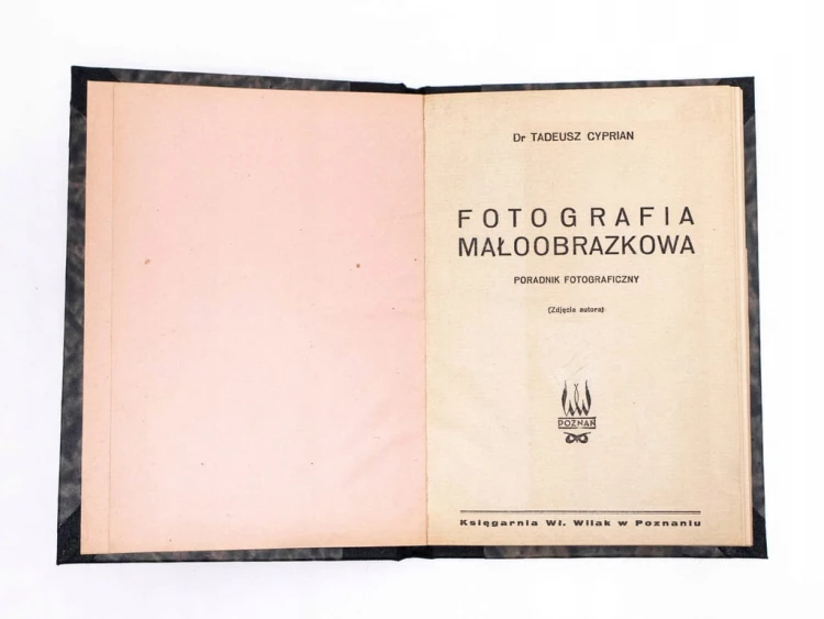 STARA KSIĄŻKA FOTOGRAFIA MAŁOOBRAZKOWA, POZNAŃ l. 40