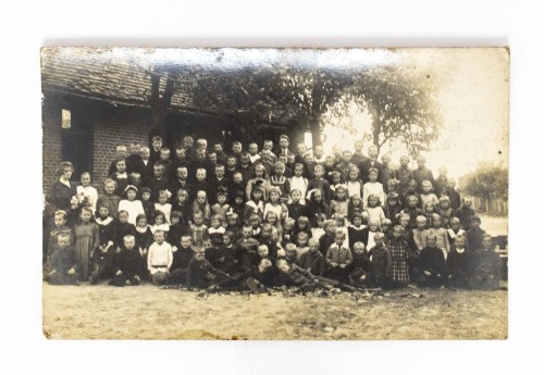 STARA FOTOGRAFIA - DZIECI, UCZNIOWIE, OSTRÓW WIELKOPOLSKI II RP