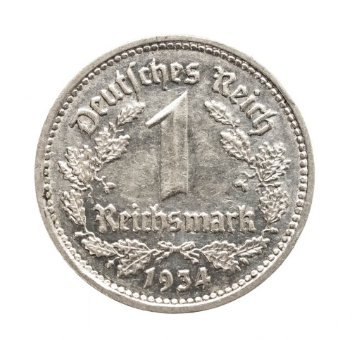 Niemcy, III Rzesza, 1 marka 1934 G, Karlsruhe.