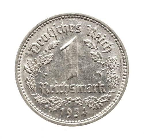 Niemcy, III Rzesza, 1 marka 1934 F, Stuttgart