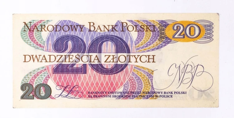 Polska, PRL (1944 - 1989), 20 ZŁOTYCH 1.06.1982, seria AP