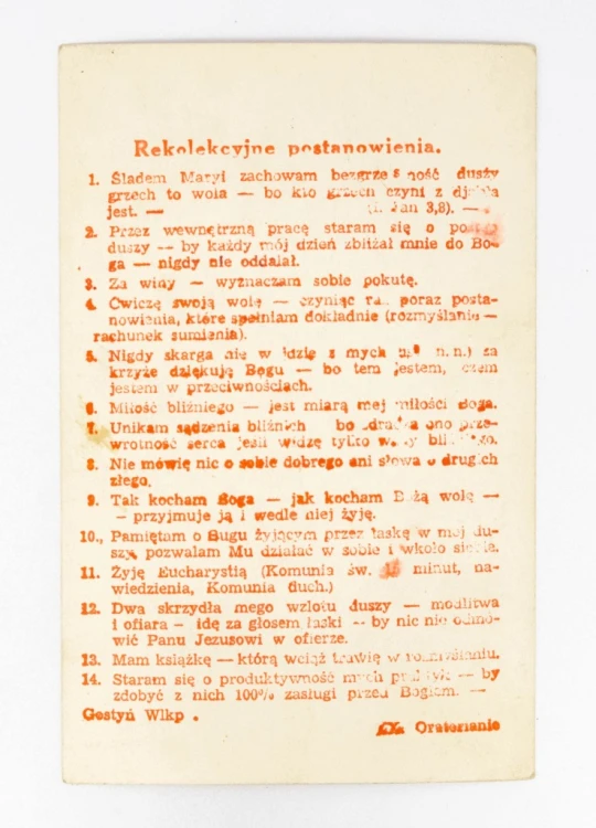 GŁOGÓWKO, GOSTYŃ - KLASZTOR FILIPINÓW LATA 50 PRL