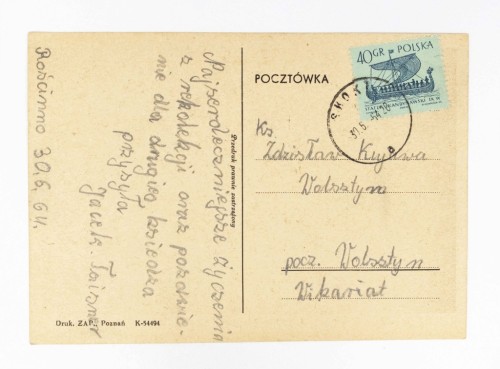 ROŚCINNO - ARCHIDIECEZJALNY DOM REKOLEKCYJNY 1964