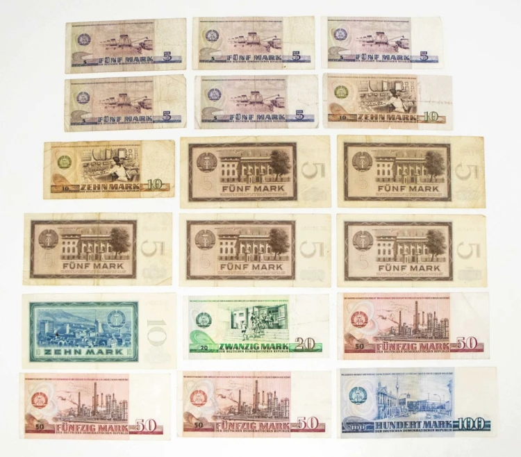 NIEMCY - ZESTAW BANKNOTÓW 1964-1975 (NR 31)