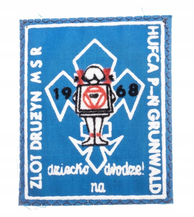 NASZYWKA HARCERSKA - ZLOT DRUŻYN HUFCA POZNAŃ GRUNWALD 1968