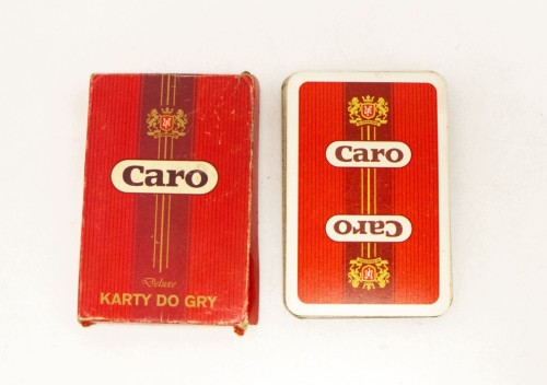 STARE KARTY DO GRY, PAPIEROSY CARO PRL