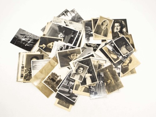 ZESTAW STARYCH FOTOGRAFII RODZINNYCH - OD 20 DO 80 LAT XX WIEKU