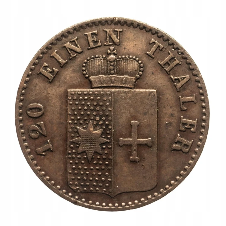 Niemcy, Waldeck-Pyrmont (1812-1871), Jerzy Wiktor, 3 fenigi Hanower 1867 B