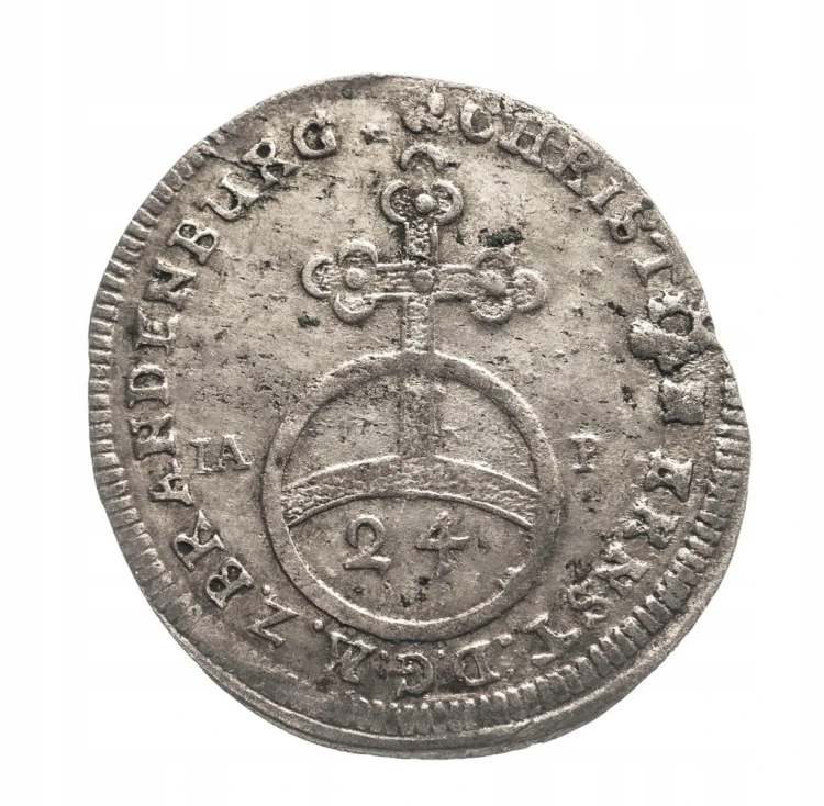 Niemcy, Brandenburgia-Bayreuth Christian Ernest, 1/24 talara 1707 rok
