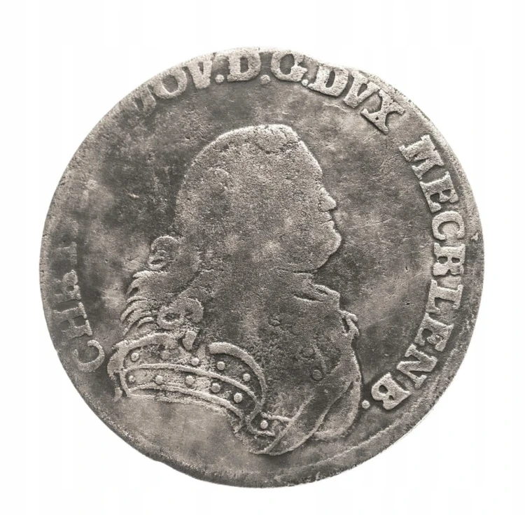 Niemcy, Meklemburgia- Schwerin, Christian Ludwik II, 1/6 talara 1754