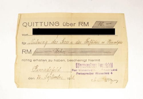 STARY RACHUNEK - POŁÓW RYB, KONARZEWO / DOPIEWO 1941