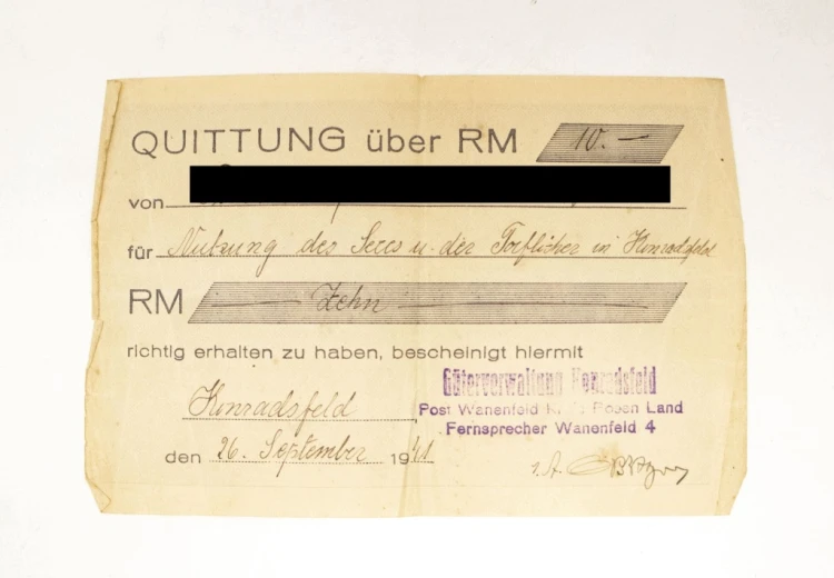 STARY RACHUNEK - POŁÓW RYB, KONARZEWO / DOPIEWO 1941