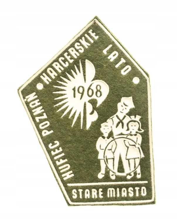NASZYWKA HARCERSKA - HUFIEC POZNAŃ STARE MIASTO 1968