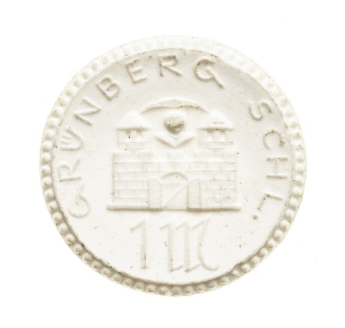 Grünberg (Zielona Góra), 1 marka 1922 - porcelana