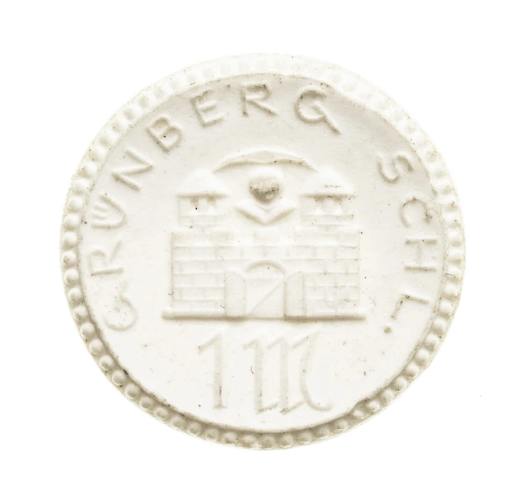 Grünberg (Zielona Góra), 1 marka 1922 - porcelana