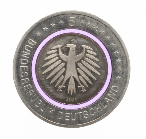 Niemcy 5 euro, 2021 G, Strefa podbiegunowa.