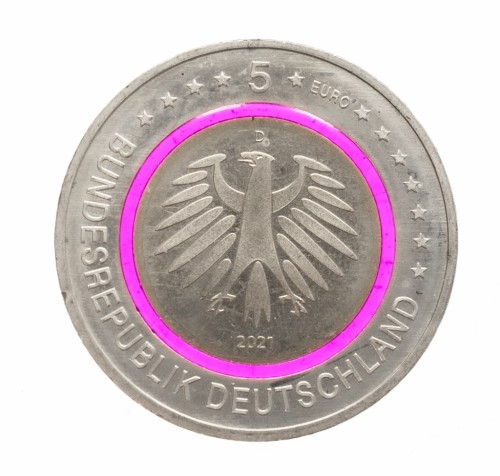 Niemcy 5 euro, 2021 D, Strefa podbiegunowa.