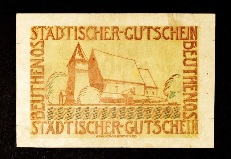 Notgeld 100 000 marek, Bytom 20.08.1923