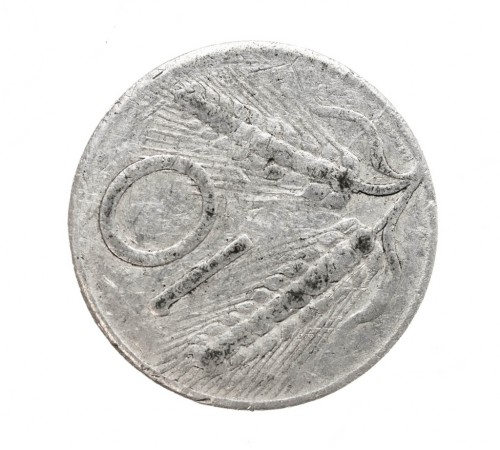 Włochy, 10 lirów 1951, SKRĘTKA