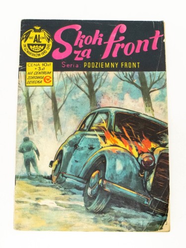 STARY KOMIKS PODZIEMNY FRONT - SKOK ZA FRONT 1979