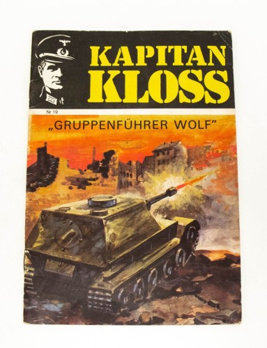 STARY KOMIKS KAPITAN KLOSS - GRUPPENFUHRER WOLF (NR 19) 1988
