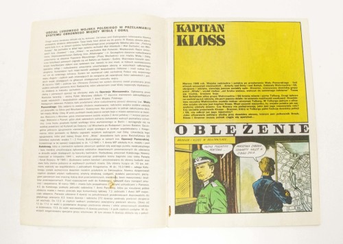STARY KOMIKS KAPITAN KLOSS - OBLĘŻENIE (NR 18) 1988