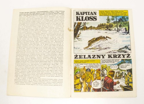 STARY KOMIKS KAPITAN KLOSS - ŻELAZNY KRZYŻ (NR 14) LATA 80