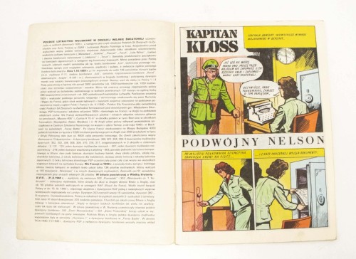 STARY KOMIKS KAPITAN KLOSS - PODWÓJNY NELSON (NR 13) LATA 80